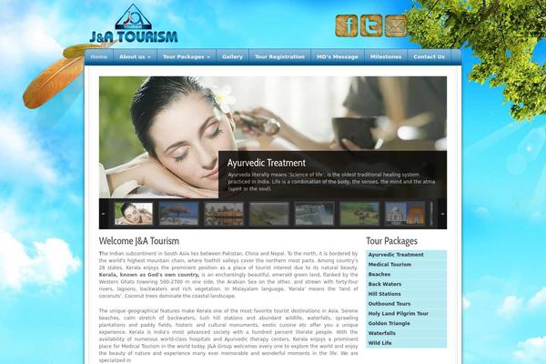 Bangkok Press theme site design template sample