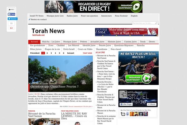 BlogNews theme site design template sample