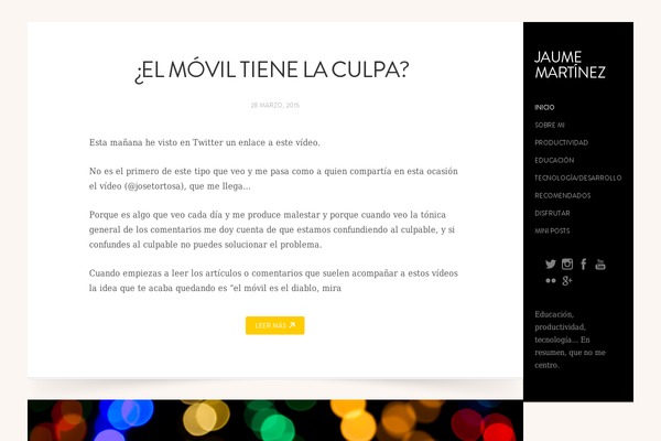 jaume.me site used Notes