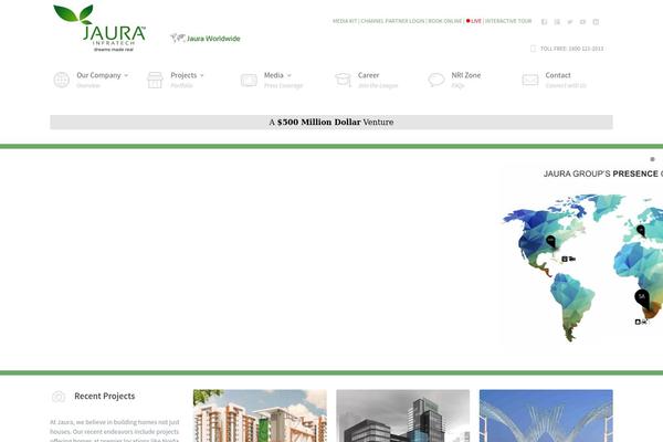 Site using Crumina_slider plugin