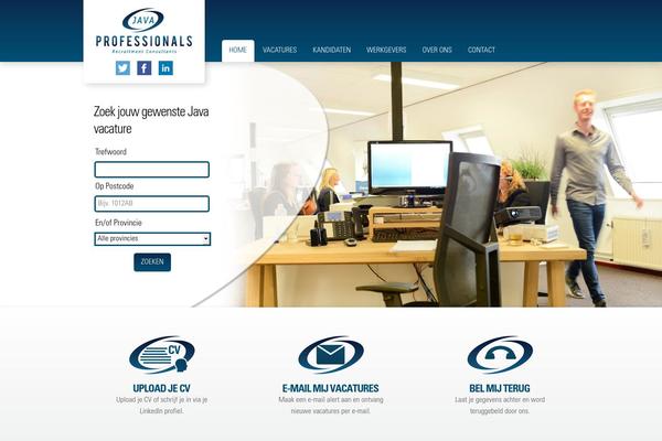 java-professionals.nl site used Phpprofessionals