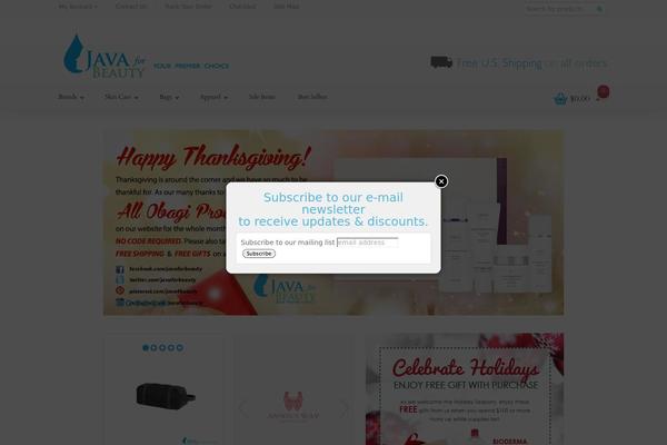 Sentient theme site design template sample
