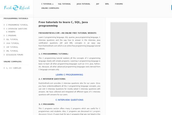 Site using Simple Sidebar Navigation plugin