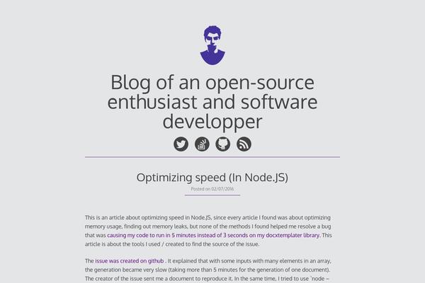 Decode theme site design template sample