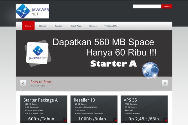 QuickHost theme site design template sample