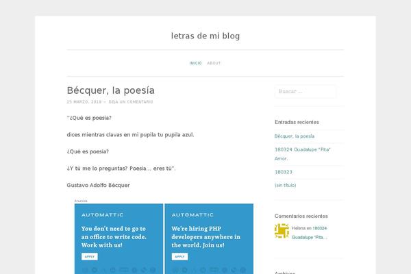 WordPress website example screenshot