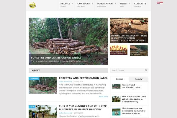 Site using WP Tab Widget plugin