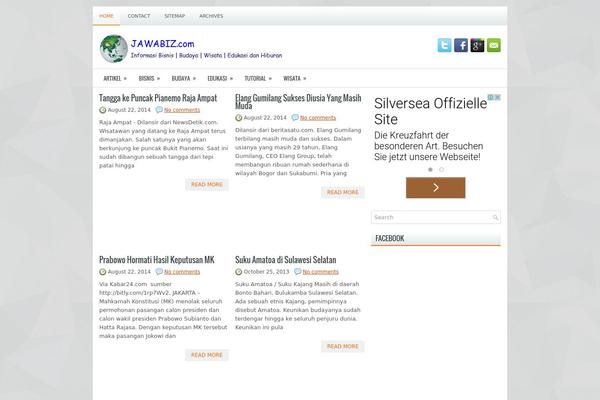 Storypress theme site design template sample