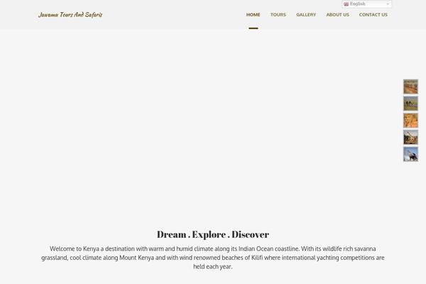 Adventure-tours theme site design template sample