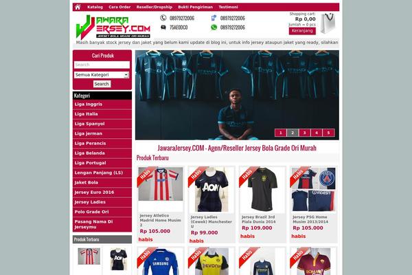 Minimarket theme site design template sample