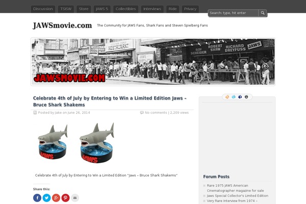 Site using Embed Facebook plugin