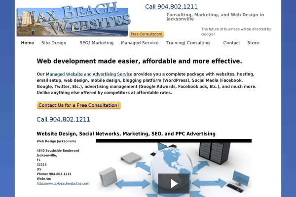 Weaver II pro theme site design template sample