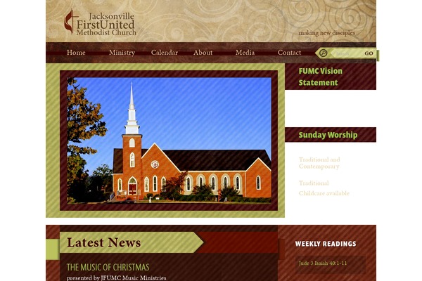 jaxfumc.org site used Custom_theme