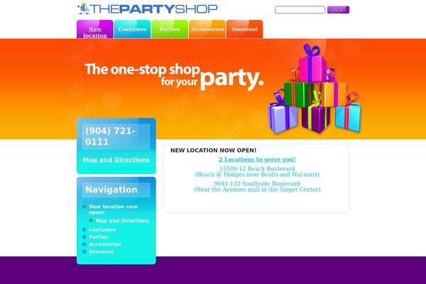 jaxparty.com site used Theme960
