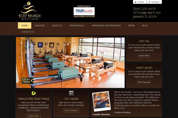 Strappress theme site design template sample