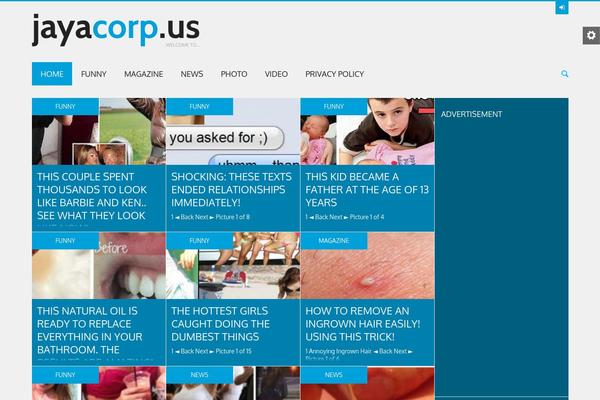 Puzzle theme site design template sample