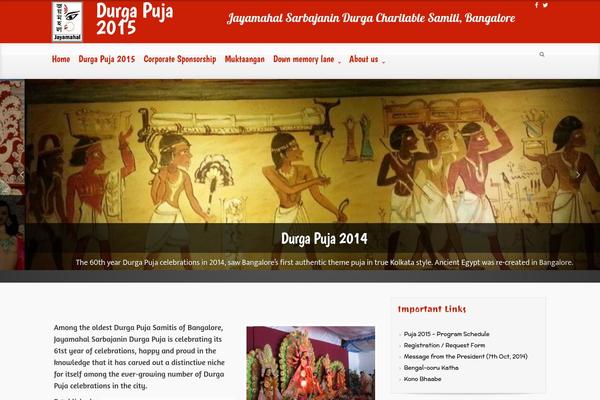 evolve theme site design template sample