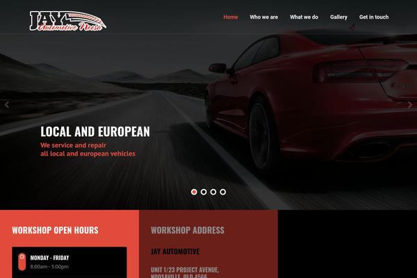 Mechanic theme site design template sample