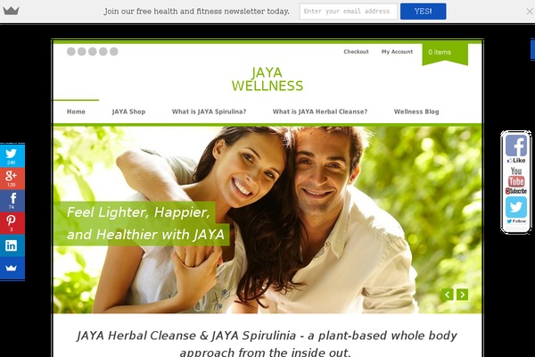 Site using Floating Social Media Links plugin