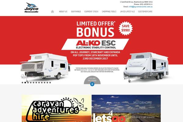 jayconewcastle.com.au site used Jayco
