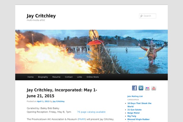 Twenty Eleven theme site design template sample