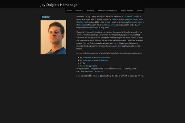 jaydaigle.net site used ChaosTheory