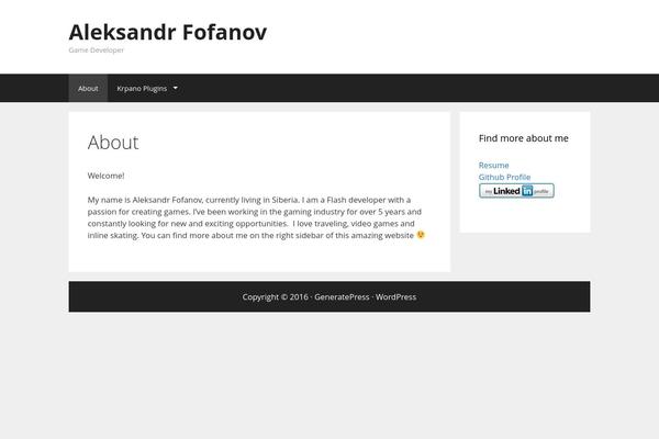 Site using Forget About Shortcode Buttons plugin