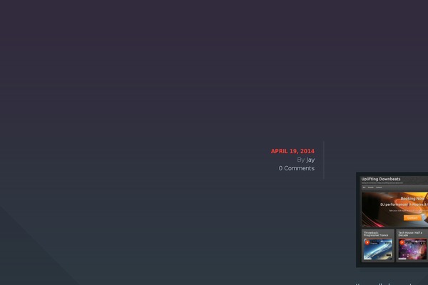 Ravel theme site design template sample