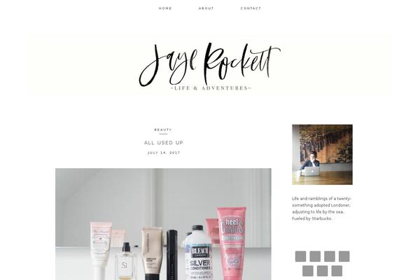 Site using Pinterest Badge plugin