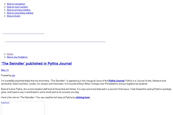 Site using Ie-sitemode plugin