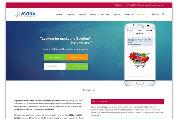 jayinegroup.com site used Progressive