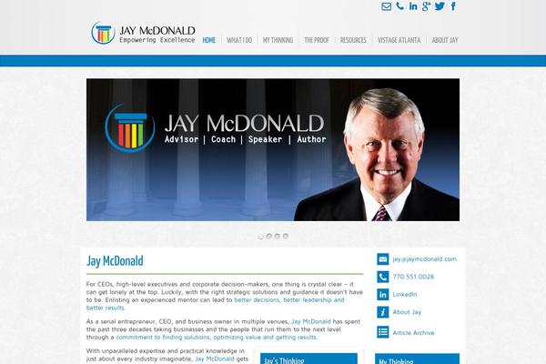 Inspire theme site design template sample