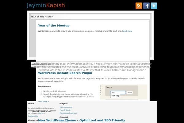 jayminkapish.com site used Kapish