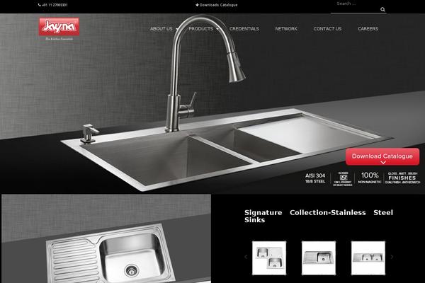 Organique theme site design template sample
