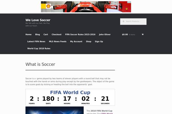 Storefront theme site design template sample