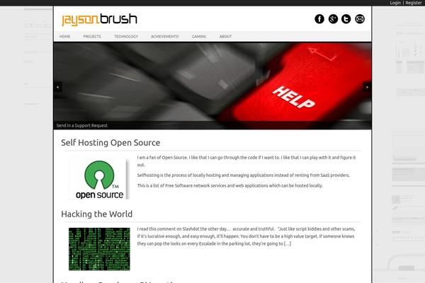 jaysonbrush.com site used Icon