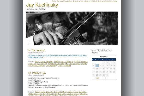 jaythefiddler.com site used Live Music