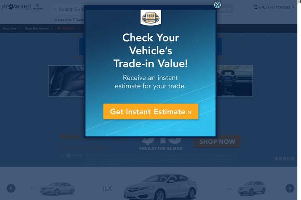 jaywolfeacura.com site used Jaywolfe