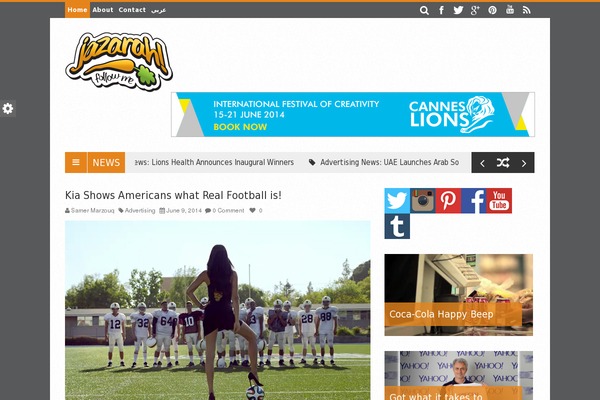Truemag theme site design template sample