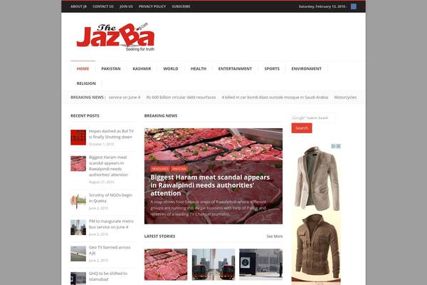 Newspack-scott theme site design template sample