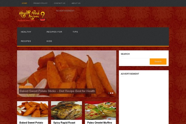 Gridbox theme site design template sample
