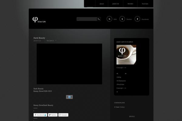 Pianoblack theme site design template sample