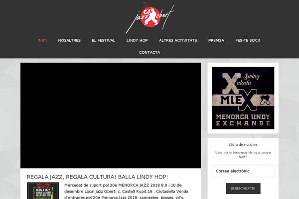 Jazz theme site design template sample