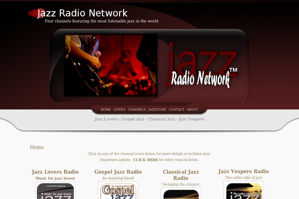 jazzradionetwork.com site used Transition