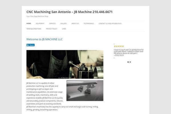 Twenty Twelve theme site design template sample