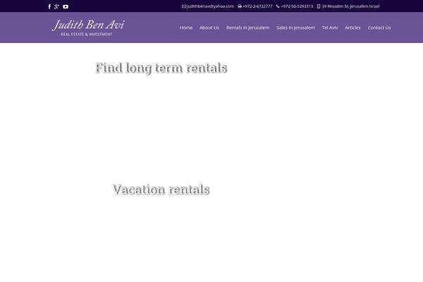 WP Residence theme site design template sample