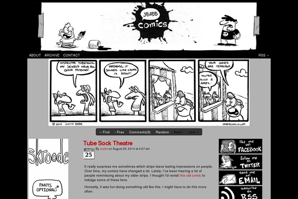 Site using Comic Easel plugin