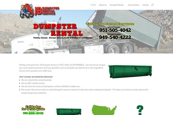 jbdumpsterrental.com site used Child-of-divi-1-3
