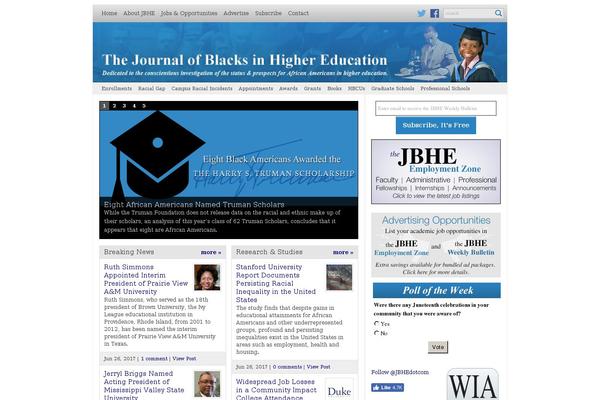 jbhe.com site used Wp-sublime-prem