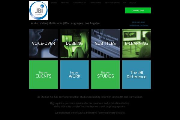 BeTheme Child theme site design template sample